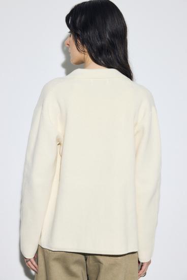 ニットテーラードジャケット 詳細画像