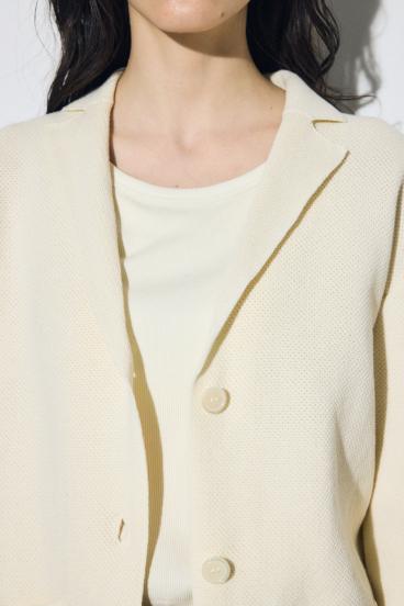 ニットテーラードジャケット 詳細画像