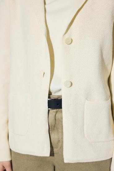 ニットテーラードジャケット 詳細画像