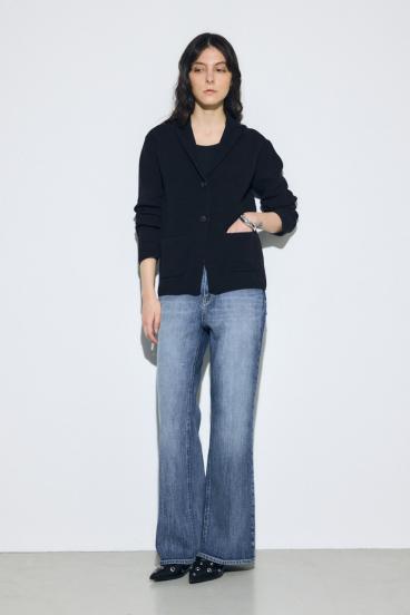 ニットテーラードジャケット 詳細画像