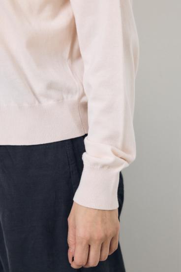 Vネックベーシックニットカーディガン 詳細画像