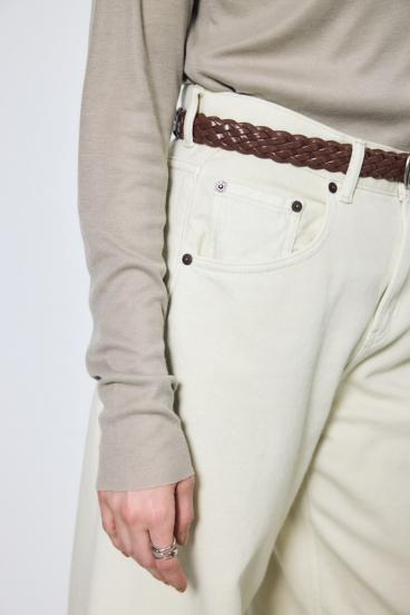 シアー素材ロングTシャツ 詳細画像