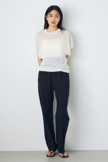 ドレープフレンチスリーブTシャツ 詳細画像