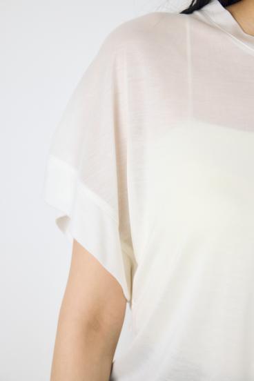 ドレープフレンチスリーブTシャツ 詳細画像