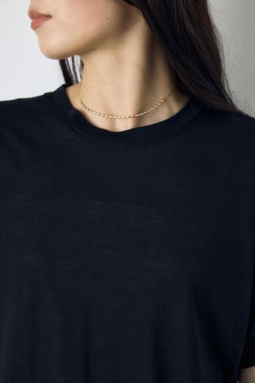 ドレープフレンチスリーブTシャツ 詳細画像