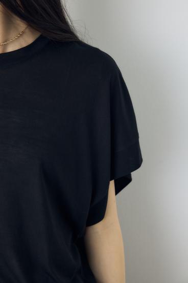 ドレープフレンチスリーブTシャツ 詳細画像