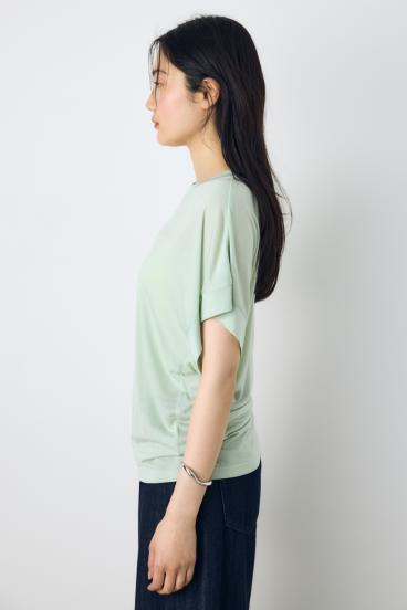ドレープフレンチスリーブTシャツ 詳細画像