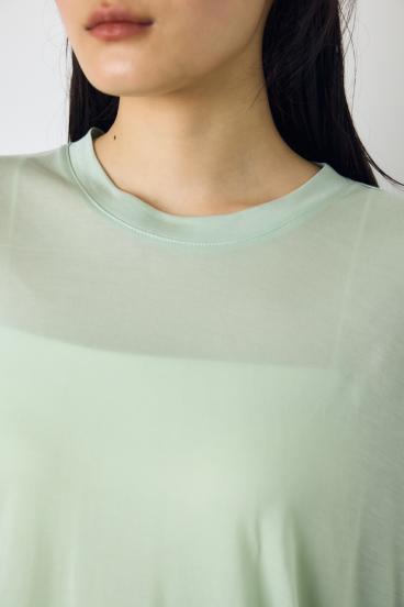 ドレープフレンチスリーブTシャツ 詳細画像
