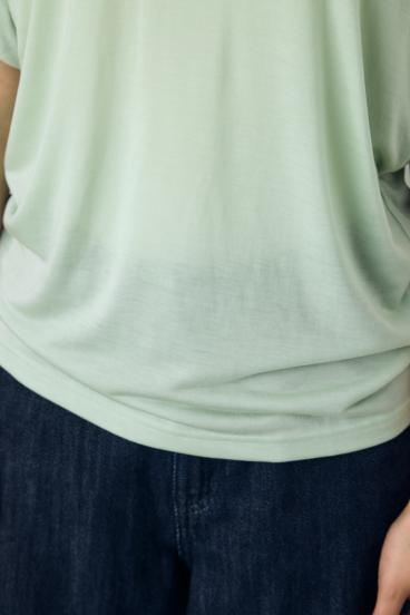 ドレープフレンチスリーブTシャツ 詳細画像