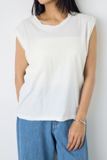 ドライタッチツイストネックタンクトップ 詳細画像