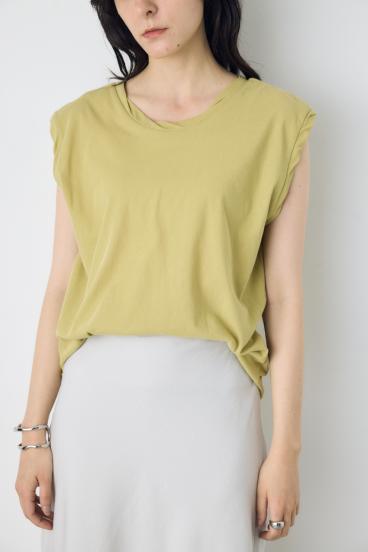 ドライタッチツイストネックタンクトップ 詳細画像