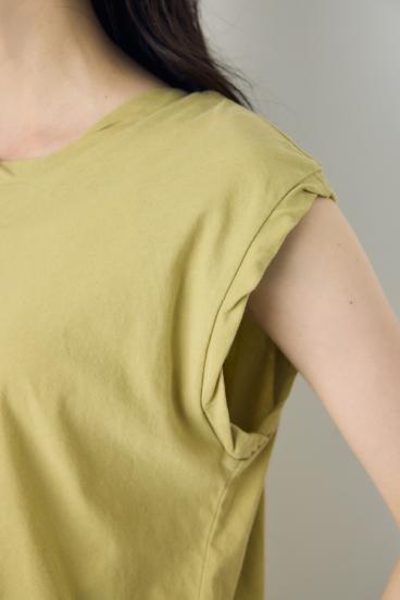 ドライタッチツイストネックタンクトップ 詳細画像