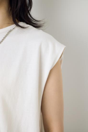 ノースリーブカットトップス 詳細画像