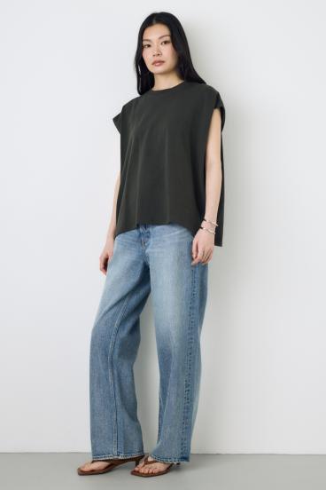 【GOLDEN PRICE 5/1（日）8:59まで】ノースリーブカットトップス 詳細画像