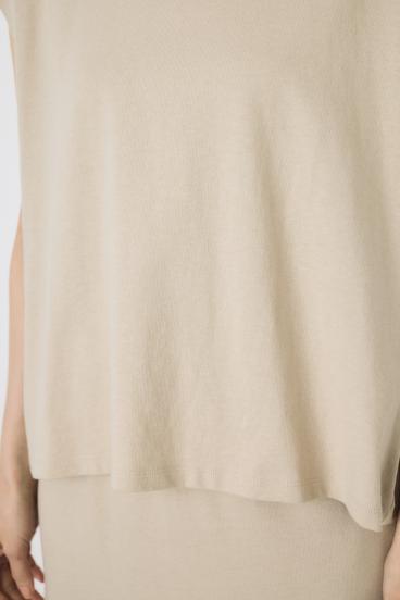 ノースリーブカットトップス 詳細画像