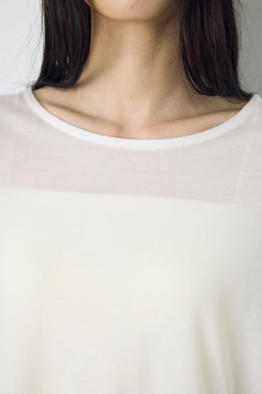 ドレープクロップドTシャツ 詳細画像