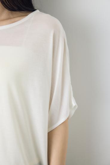 ドレープクロップドTシャツ 詳細画像