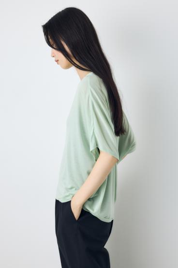 ドレープクロップドTシャツ 詳細画像
