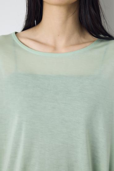 ドレープクロップドTシャツ 詳細画像