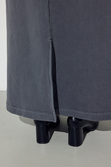 ピグメント起毛裏毛Iラインスカート 詳細画像