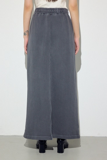 ピグメント起毛裏毛Iラインスカート 詳細画像