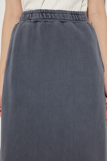 ピグメント起毛裏毛Iラインスカート 詳細画像