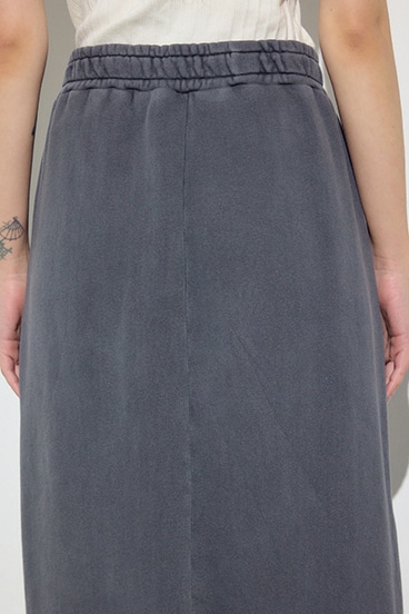 ピグメント起毛裏毛Iラインスカート 詳細画像