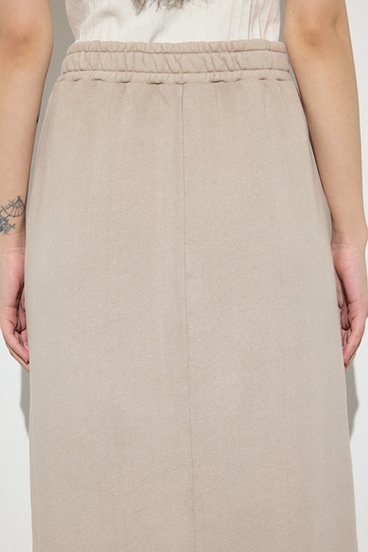 ピグメント起毛裏毛Iラインスカート 詳細画像