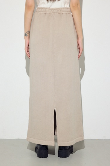 ピグメント起毛裏毛Iラインスカート 詳細画像