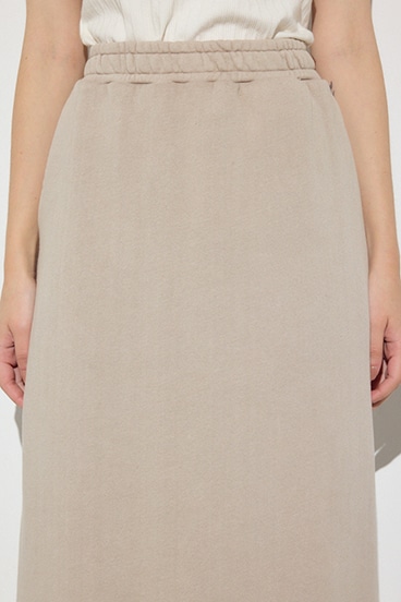 ピグメント起毛裏毛Iラインスカート 詳細画像