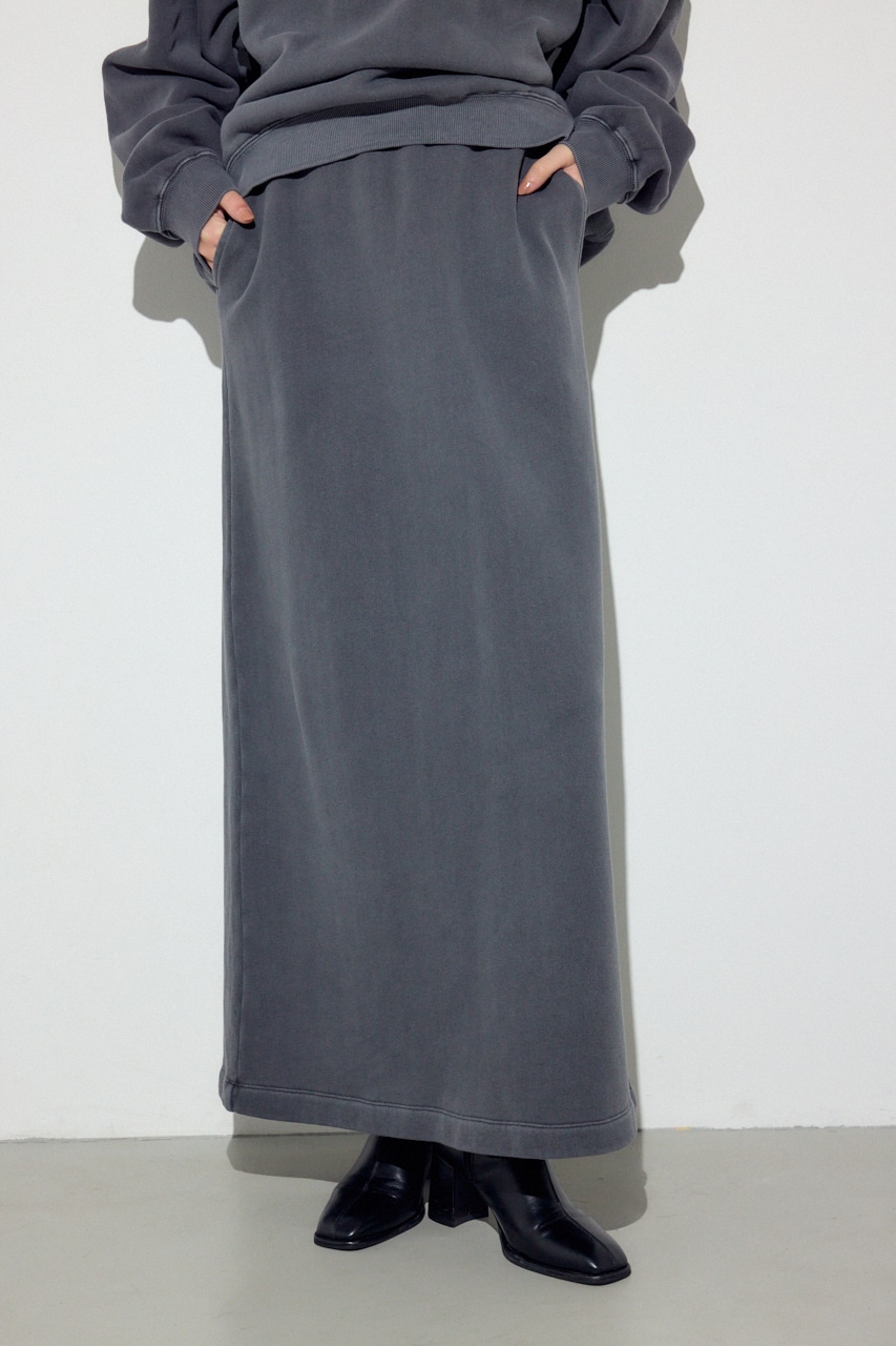 【新品タグ付】plage Ｉラインスカート モザイクモチーフエンブロイダリー Iラインミディスカート