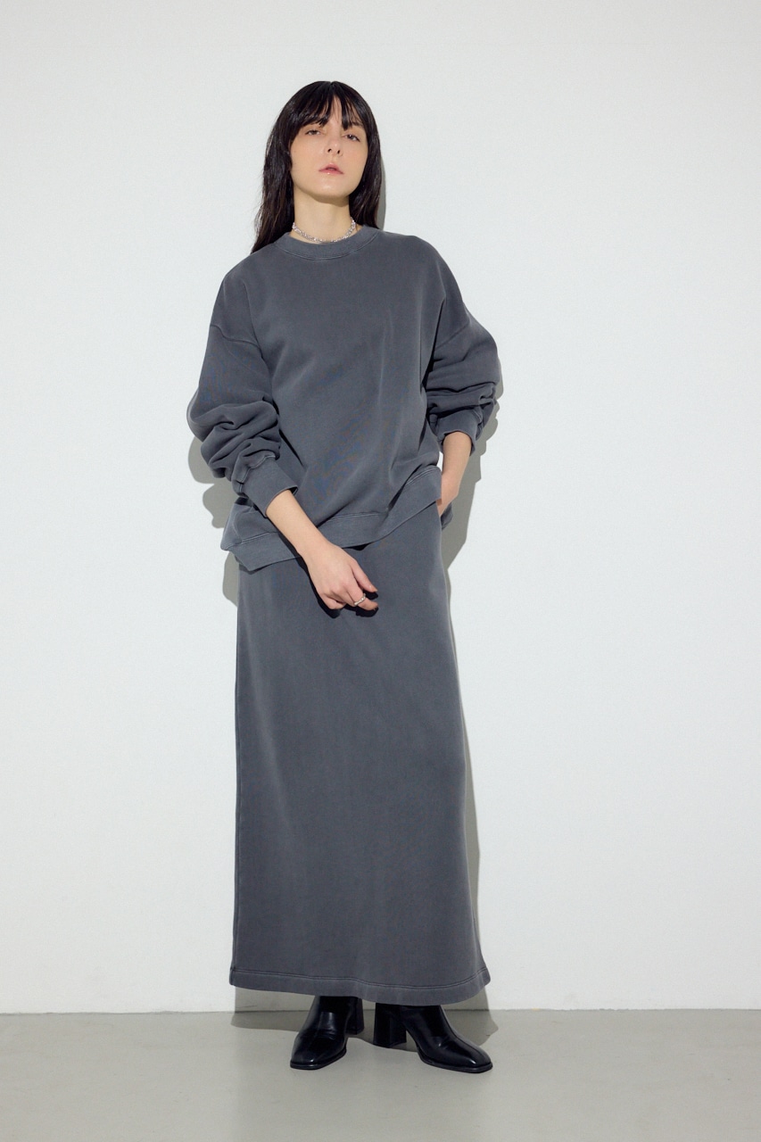 【新品タグ付】plage Ｉラインスカート モザイクモチーフエンブロイダリー Iラインミディスカート