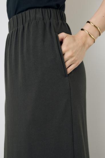 Iラインカットロングスカート 詳細画像