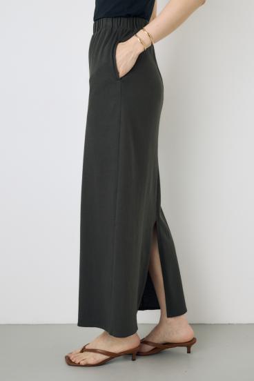 Iラインカットロングスカート 詳細画像