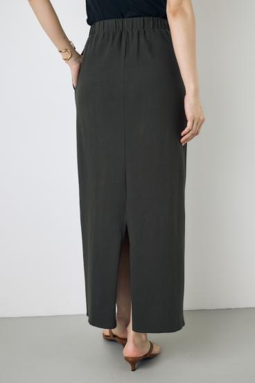 Iラインカットロングスカート 詳細画像