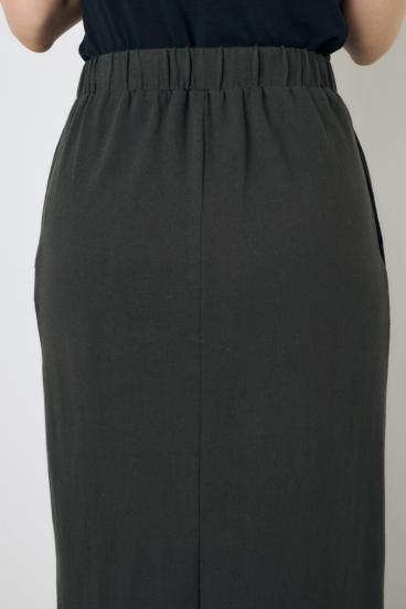 Iラインカットロングスカート 詳細画像