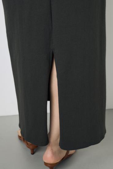 Iラインカットロングスカート 詳細画像