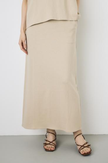 Iラインカットロングスカート