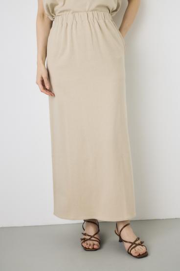 Iラインカットロングスカート 詳細画像