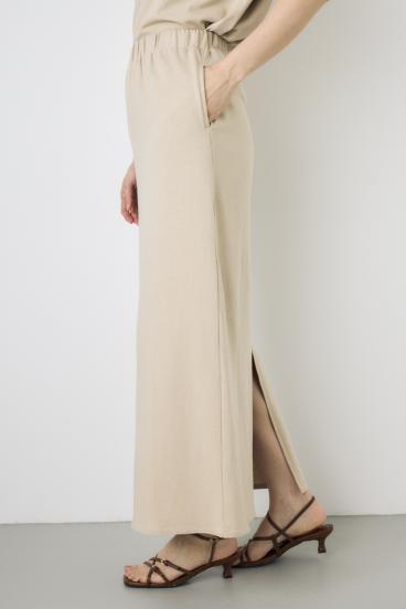 Iラインカットロングスカート 詳細画像