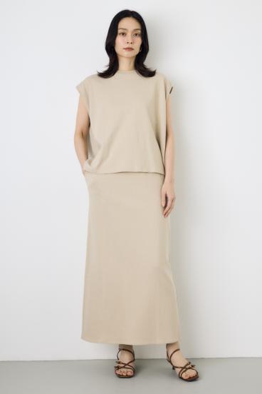 Iラインカットロングスカート 詳細画像