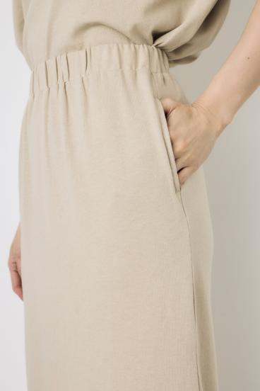 Iラインカットロングスカート 詳細画像