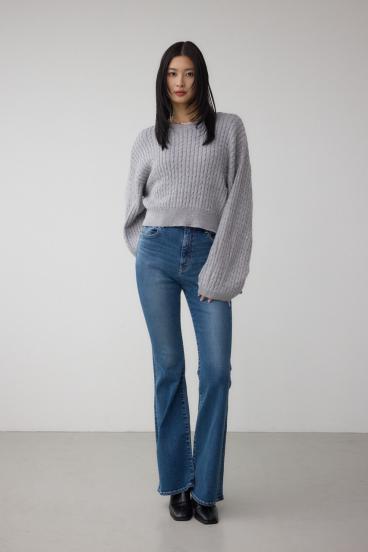 AZUL DENIM フレアデニム 詳細画像