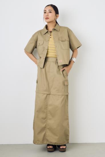 【Dickies&reg;&times;AZUL】カーゴスカート 詳細画像