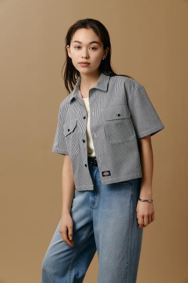 【Dickies&reg;&times;AZUL】ワークシャツ 詳細画像