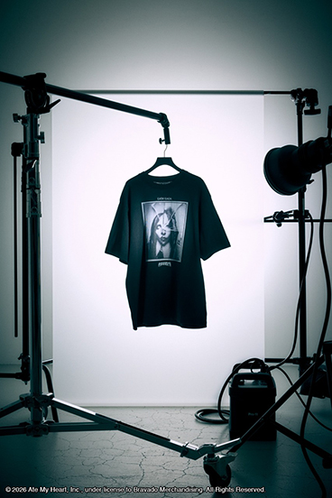 《WEB先行予約》【LADY GAGA】ショートスリーブTEEブラック 詳細画像