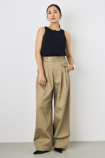 【Dickies&reg;&times;AZUL】ヘンリーネックタンクトップ 詳細画像