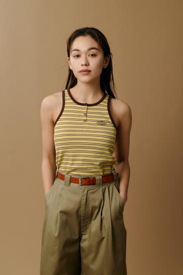【Dickies&reg;&times;AZUL】ヘンリーネックタンクトップ 詳細画像