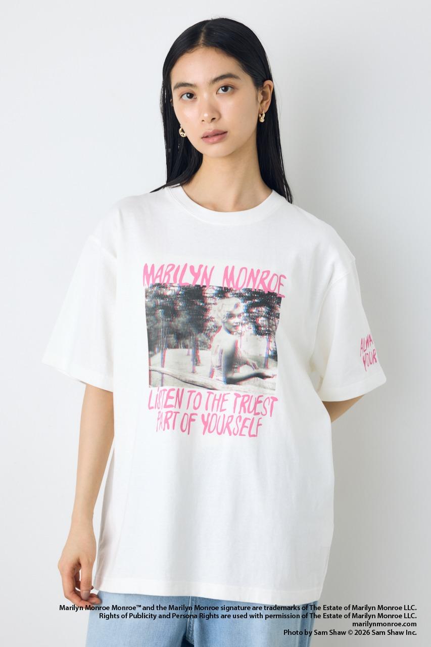 【MARILYN MONROE / AZUL】ポップフォトT