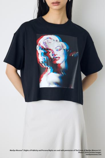 【MARILYN MONROE / AZUL】モノトーンフォトT 詳細画像